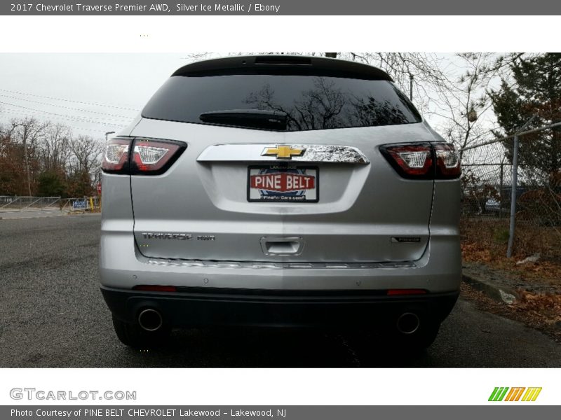 Silver Ice Metallic / Ebony 2017 Chevrolet Traverse Premier AWD