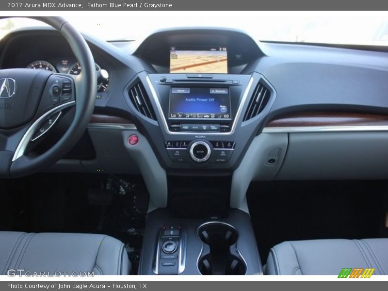 Fathom Blue Pearl / Graystone 2017 Acura MDX Advance