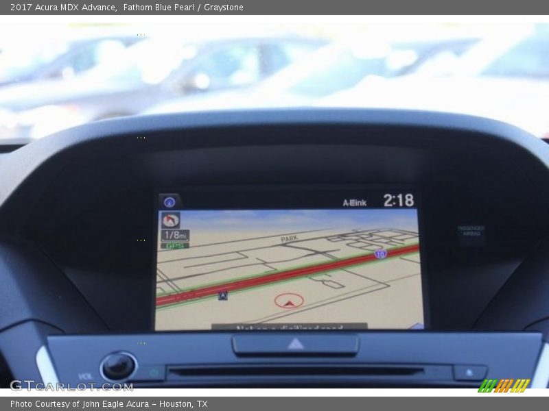 Fathom Blue Pearl / Graystone 2017 Acura MDX Advance