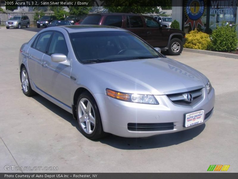 Satin Silver Metallic / Ebony 2005 Acura TL 3.2