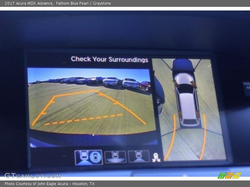 Fathom Blue Pearl / Graystone 2017 Acura MDX Advance