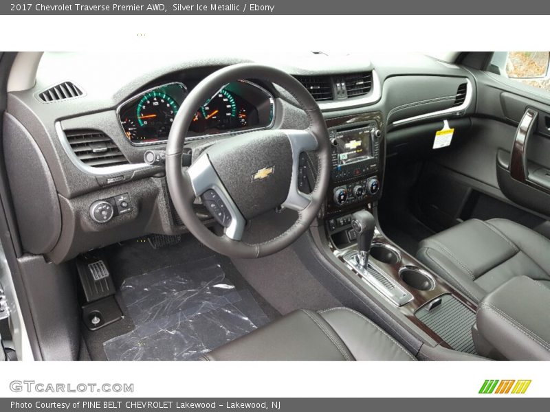 Silver Ice Metallic / Ebony 2017 Chevrolet Traverse Premier AWD