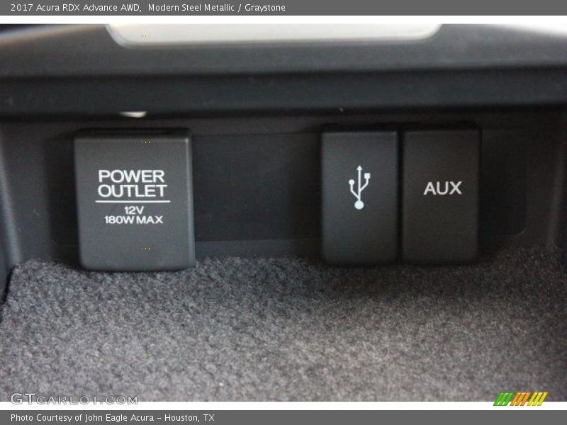Modern Steel Metallic / Graystone 2017 Acura RDX Advance AWD