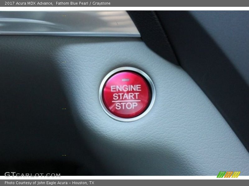 Fathom Blue Pearl / Graystone 2017 Acura MDX Advance