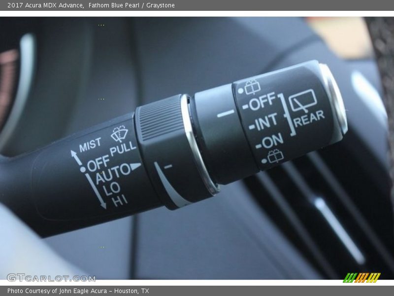 Fathom Blue Pearl / Graystone 2017 Acura MDX Advance