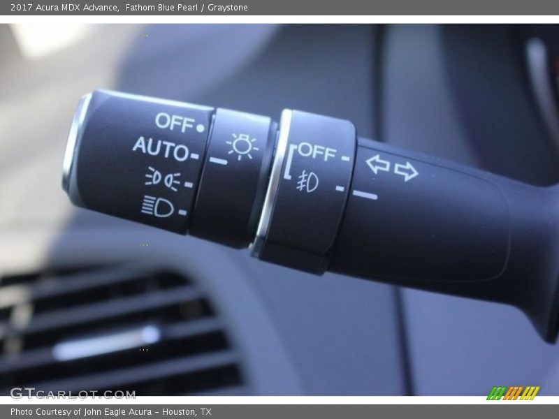 Fathom Blue Pearl / Graystone 2017 Acura MDX Advance