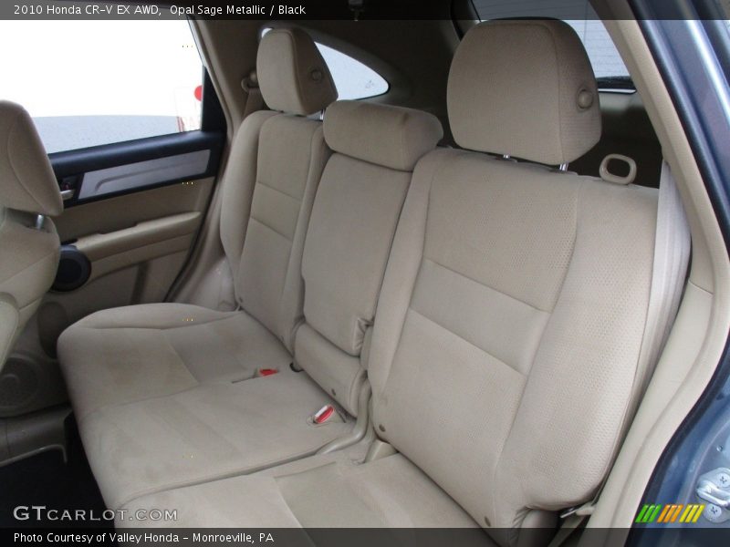Opal Sage Metallic / Black 2010 Honda CR-V EX AWD