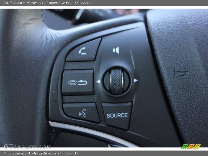 Fathom Blue Pearl / Graystone 2017 Acura MDX Advance