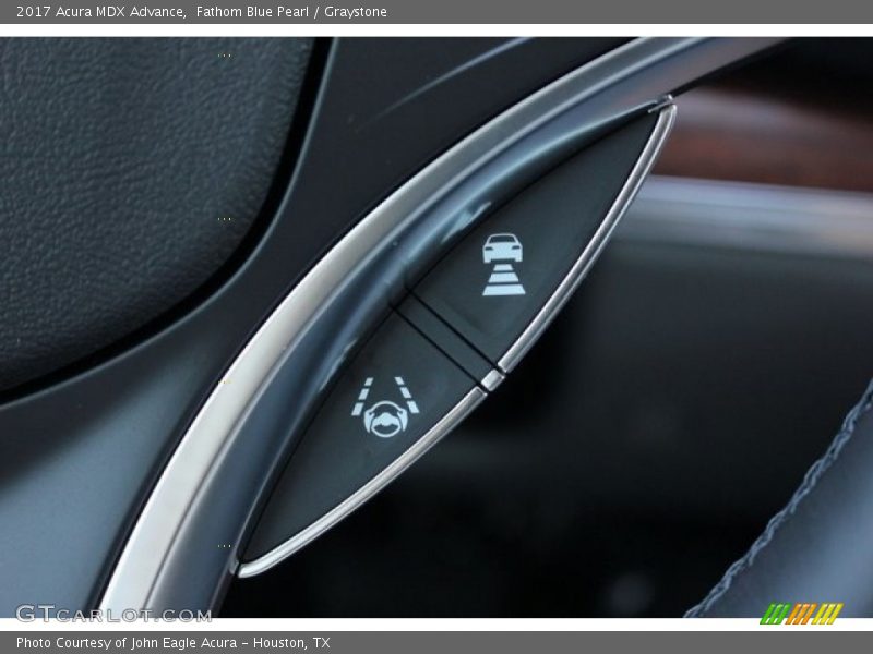 Fathom Blue Pearl / Graystone 2017 Acura MDX Advance