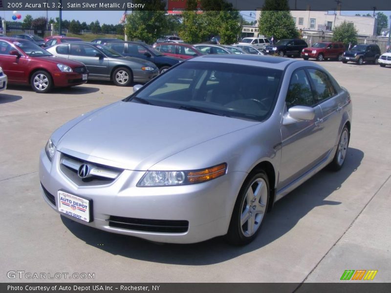 Satin Silver Metallic / Ebony 2005 Acura TL 3.2