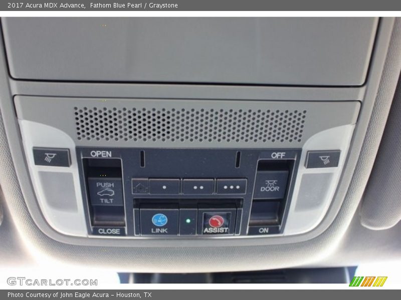 Fathom Blue Pearl / Graystone 2017 Acura MDX Advance