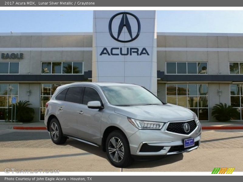 Lunar Silver Metallic / Graystone 2017 Acura MDX