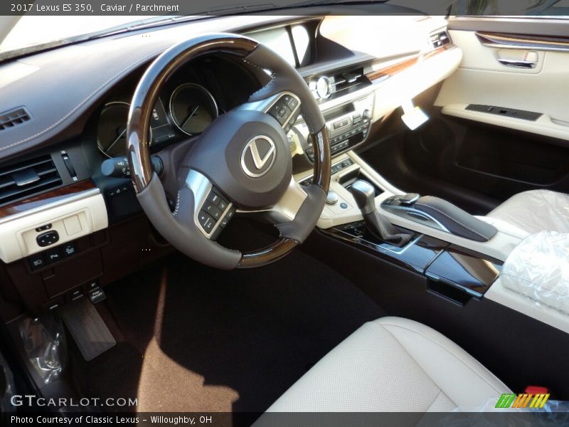 Caviar / Parchment 2017 Lexus ES 350