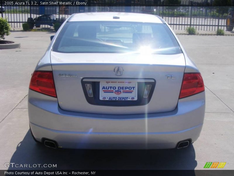 Satin Silver Metallic / Ebony 2005 Acura TL 3.2