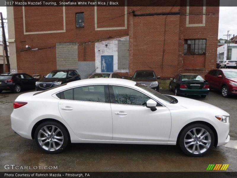 Snowflake White Pearl Mica / Black 2017 Mazda Mazda6 Touring