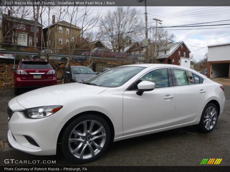 Snowflake White Pearl Mica / Black 2017 Mazda Mazda6 Touring
