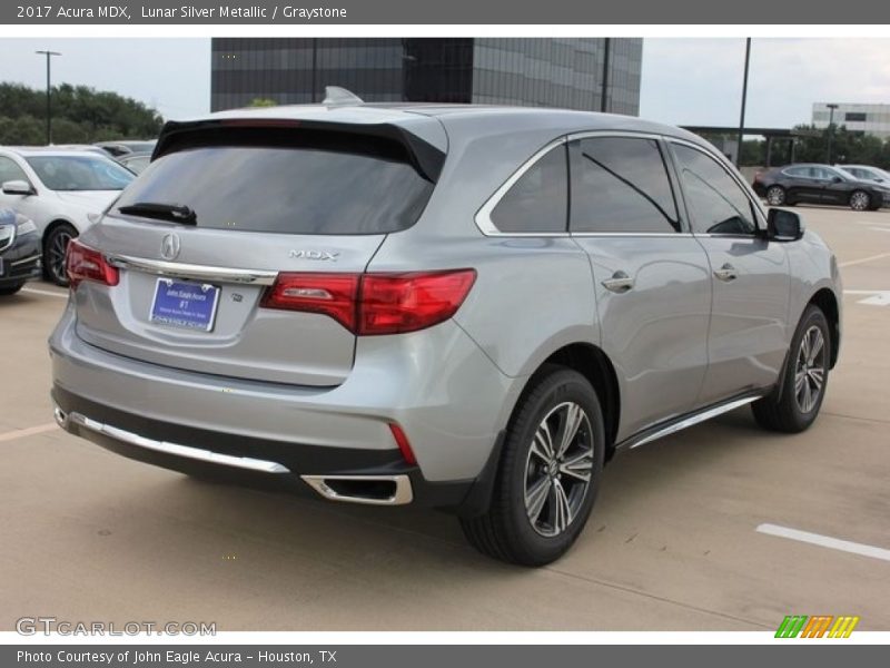 Lunar Silver Metallic / Graystone 2017 Acura MDX