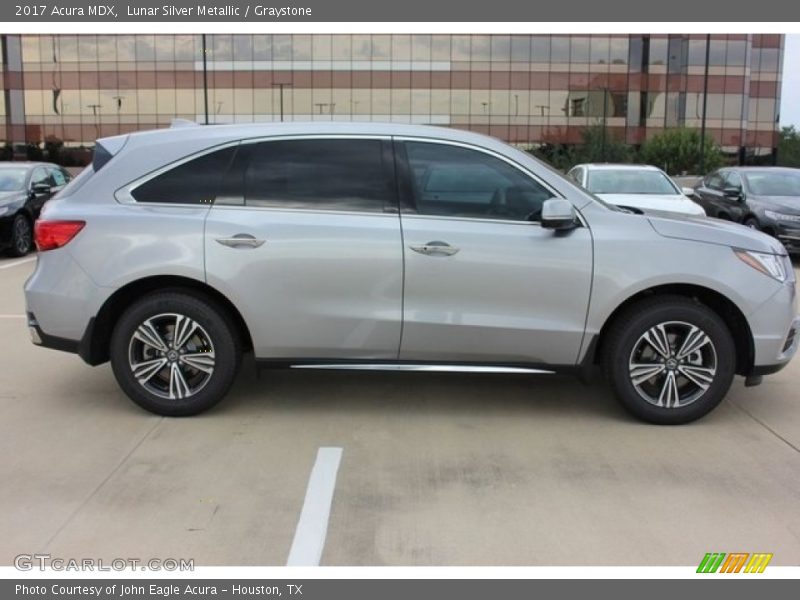Lunar Silver Metallic / Graystone 2017 Acura MDX