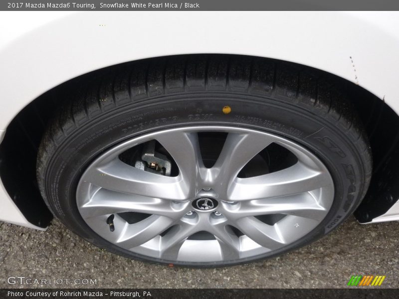 Snowflake White Pearl Mica / Black 2017 Mazda Mazda6 Touring