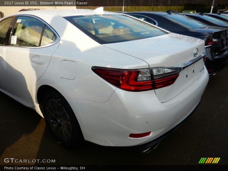 Eminent White Pearl / Flaxen 2017 Lexus ES 350