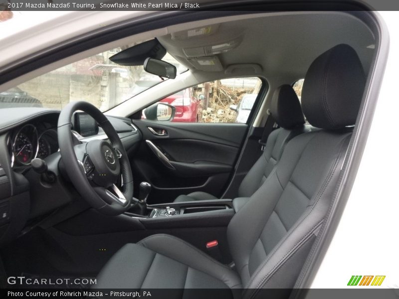 Snowflake White Pearl Mica / Black 2017 Mazda Mazda6 Touring
