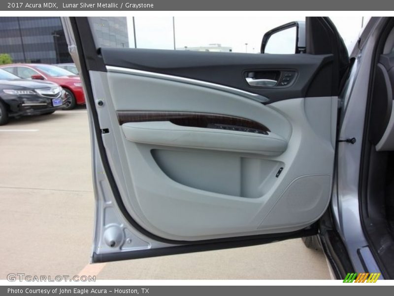Lunar Silver Metallic / Graystone 2017 Acura MDX