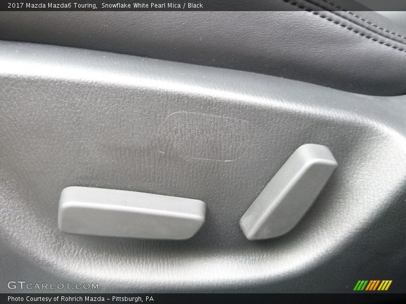 Snowflake White Pearl Mica / Black 2017 Mazda Mazda6 Touring