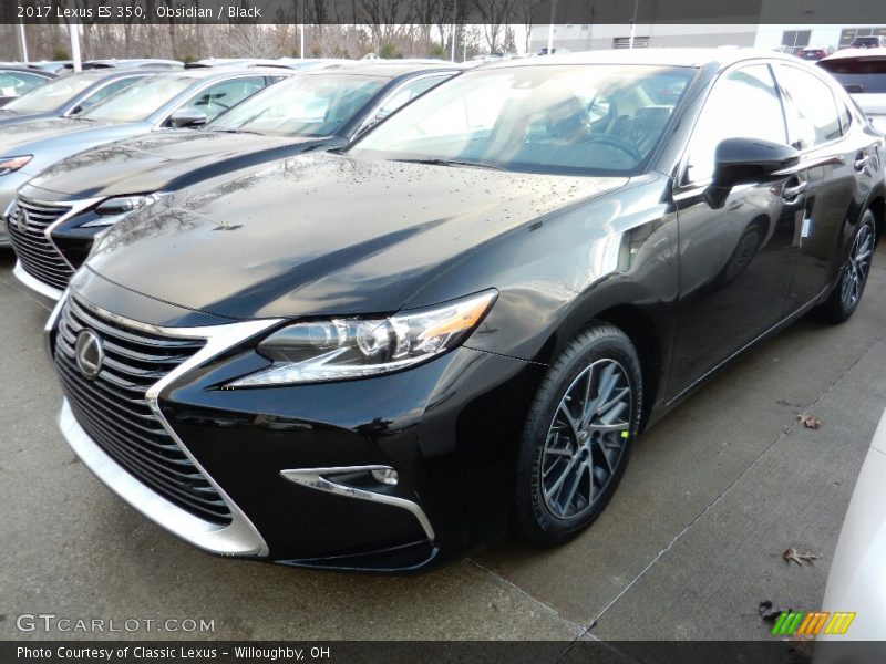 Obsidian / Black 2017 Lexus ES 350