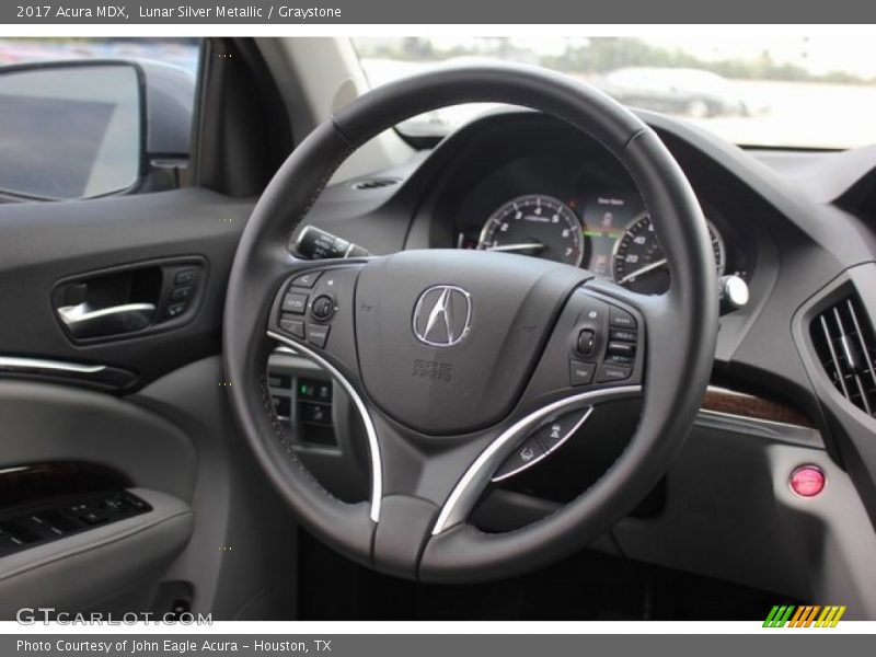 Lunar Silver Metallic / Graystone 2017 Acura MDX