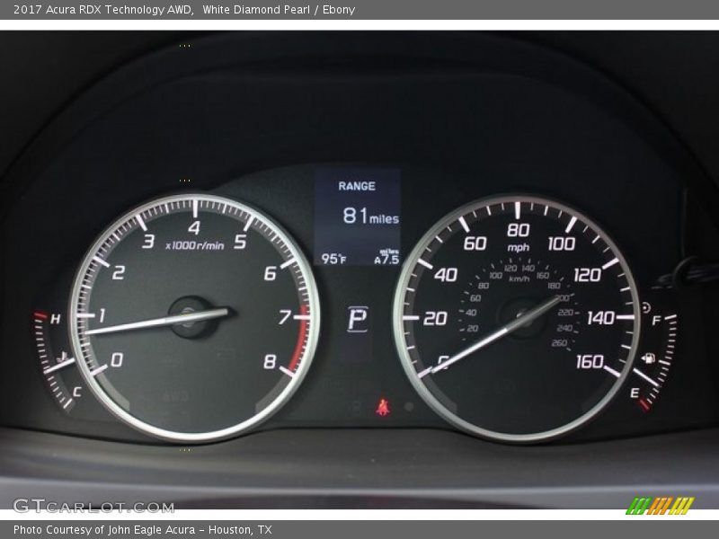 White Diamond Pearl / Ebony 2017 Acura RDX Technology AWD