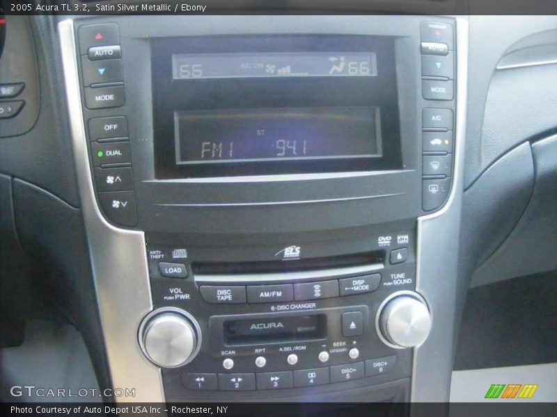 Satin Silver Metallic / Ebony 2005 Acura TL 3.2