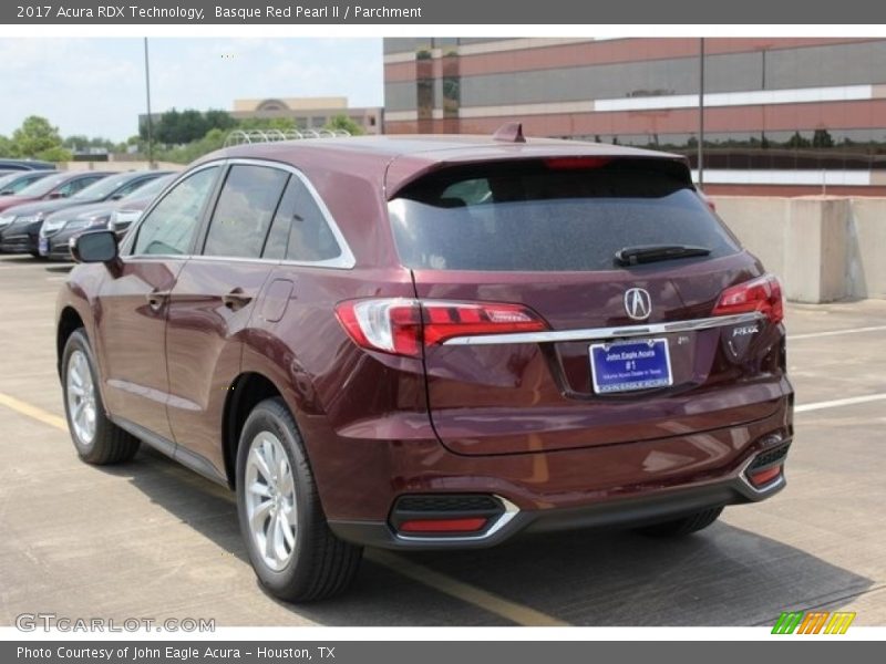 Basque Red Pearl II / Parchment 2017 Acura RDX Technology