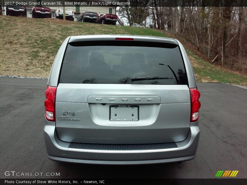 Billet Metallic / Black/Light Graystone 2017 Dodge Grand Caravan SE