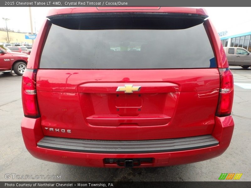 Crystal Red Tintcoat / Cocoa/Dune 2015 Chevrolet Tahoe LT 4WD