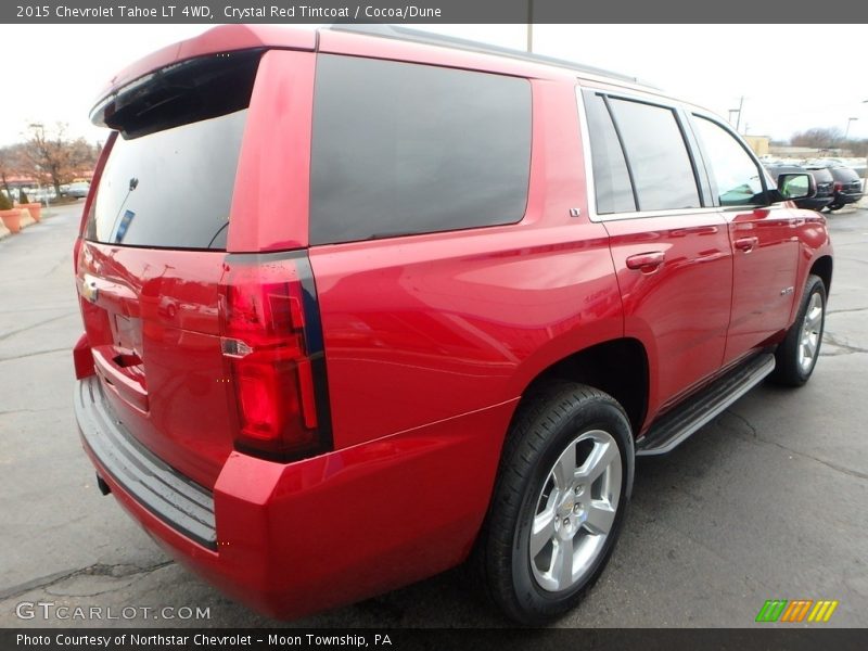 Crystal Red Tintcoat / Cocoa/Dune 2015 Chevrolet Tahoe LT 4WD