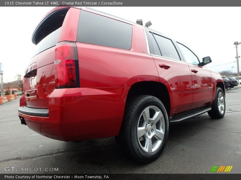 Crystal Red Tintcoat / Cocoa/Dune 2015 Chevrolet Tahoe LT 4WD