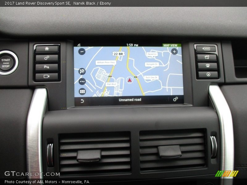 Navigation of 2017 Discovery Sport SE