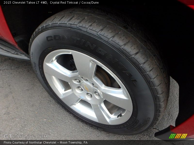 Crystal Red Tintcoat / Cocoa/Dune 2015 Chevrolet Tahoe LT 4WD
