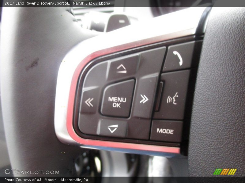 Controls of 2017 Discovery Sport SE