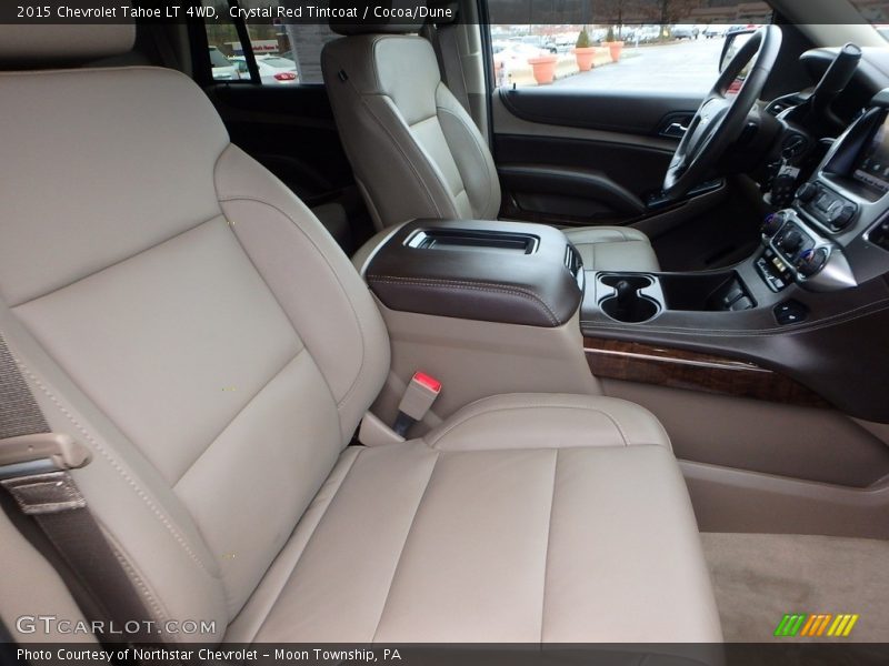 Crystal Red Tintcoat / Cocoa/Dune 2015 Chevrolet Tahoe LT 4WD