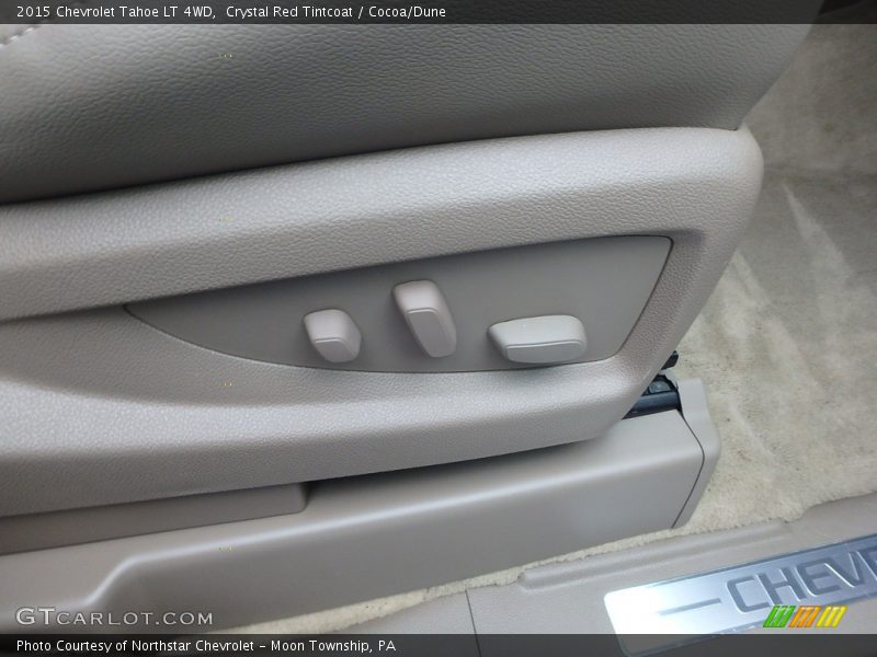 Crystal Red Tintcoat / Cocoa/Dune 2015 Chevrolet Tahoe LT 4WD