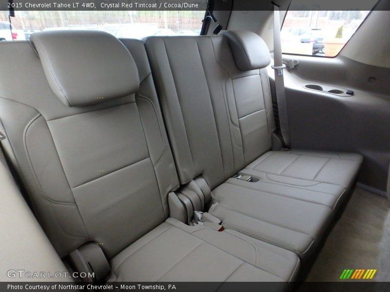 Crystal Red Tintcoat / Cocoa/Dune 2015 Chevrolet Tahoe LT 4WD