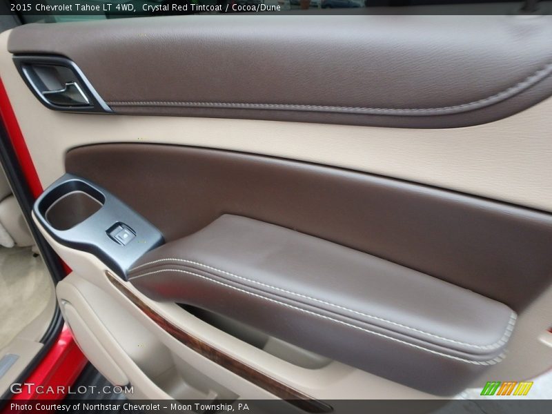 Crystal Red Tintcoat / Cocoa/Dune 2015 Chevrolet Tahoe LT 4WD