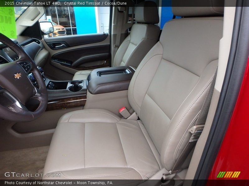 Crystal Red Tintcoat / Cocoa/Dune 2015 Chevrolet Tahoe LT 4WD