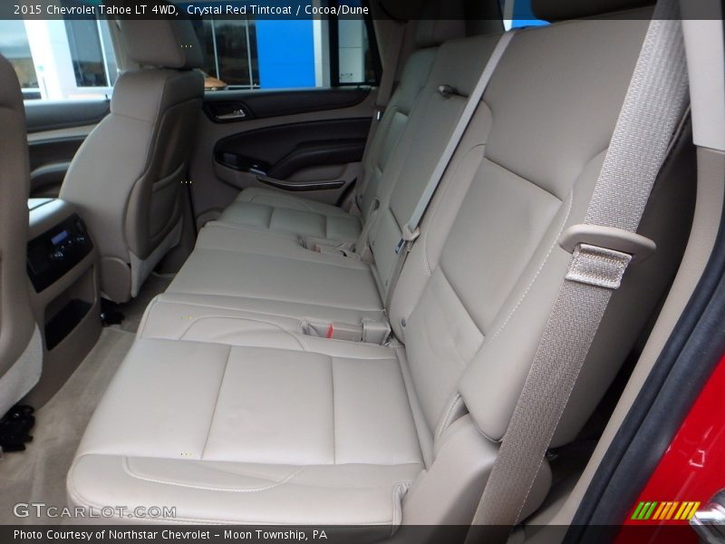 Crystal Red Tintcoat / Cocoa/Dune 2015 Chevrolet Tahoe LT 4WD