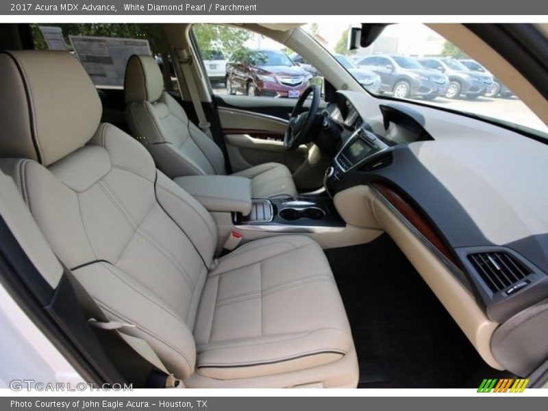 White Diamond Pearl / Parchment 2017 Acura MDX Advance