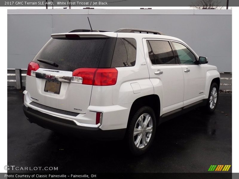 White Frost Tricoat / Jet Black 2017 GMC Terrain SLE AWD