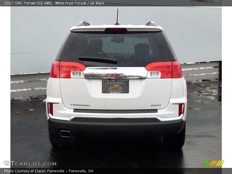 White Frost Tricoat / Jet Black 2017 GMC Terrain SLE AWD