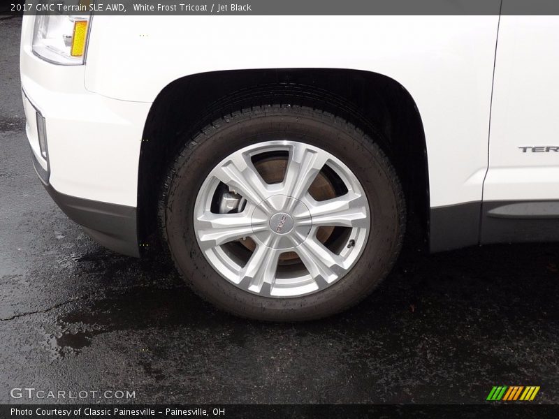White Frost Tricoat / Jet Black 2017 GMC Terrain SLE AWD