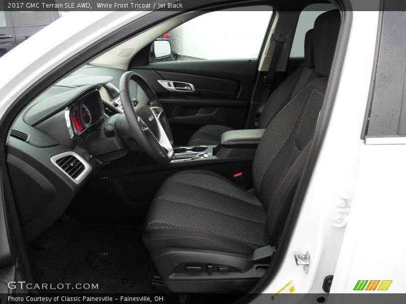 White Frost Tricoat / Jet Black 2017 GMC Terrain SLE AWD